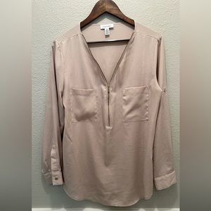 Large Champagne Calvin Klein Blouse